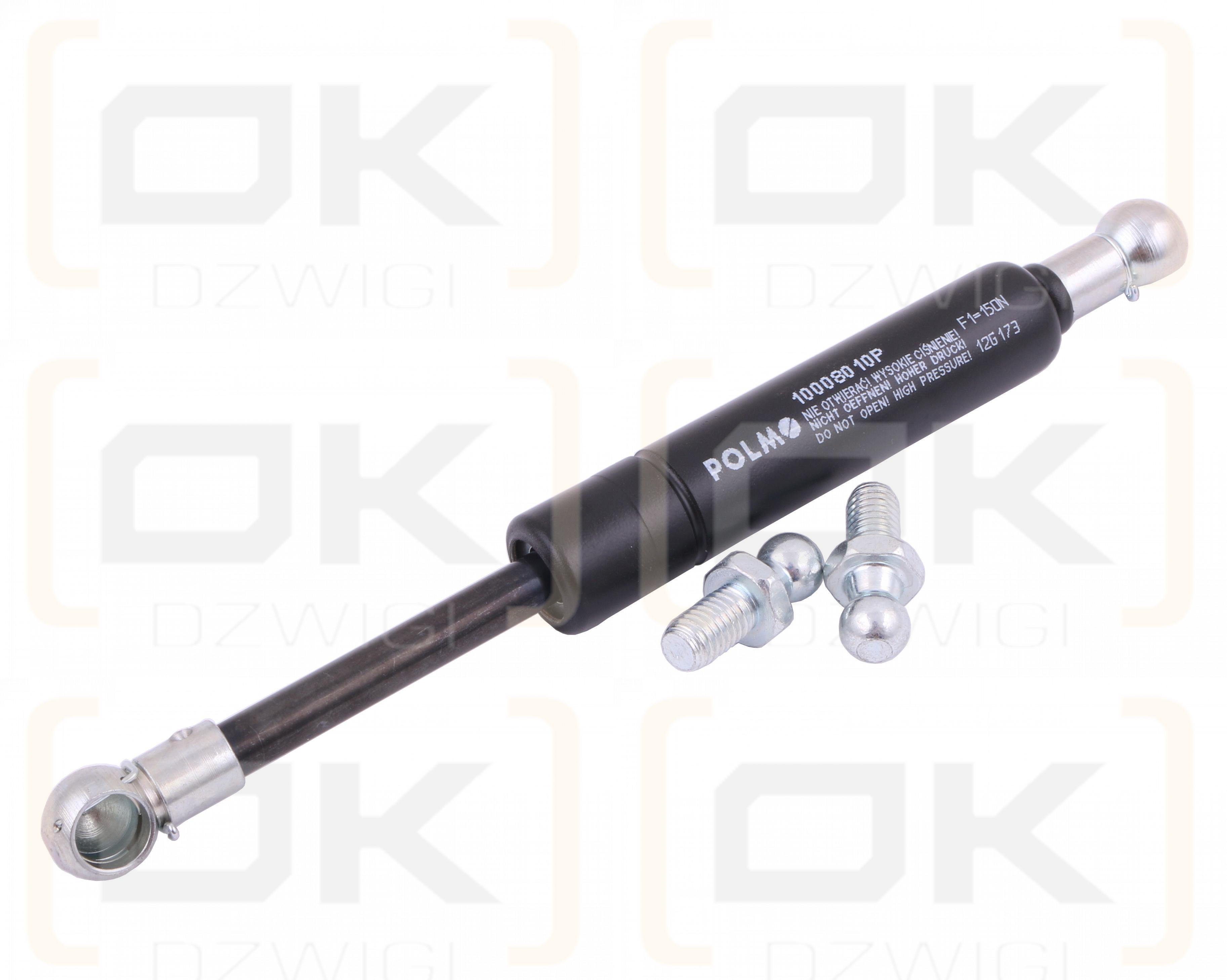 Siłownik szyby bocznej L max. 185mm 65499071 DIETEG POLMO