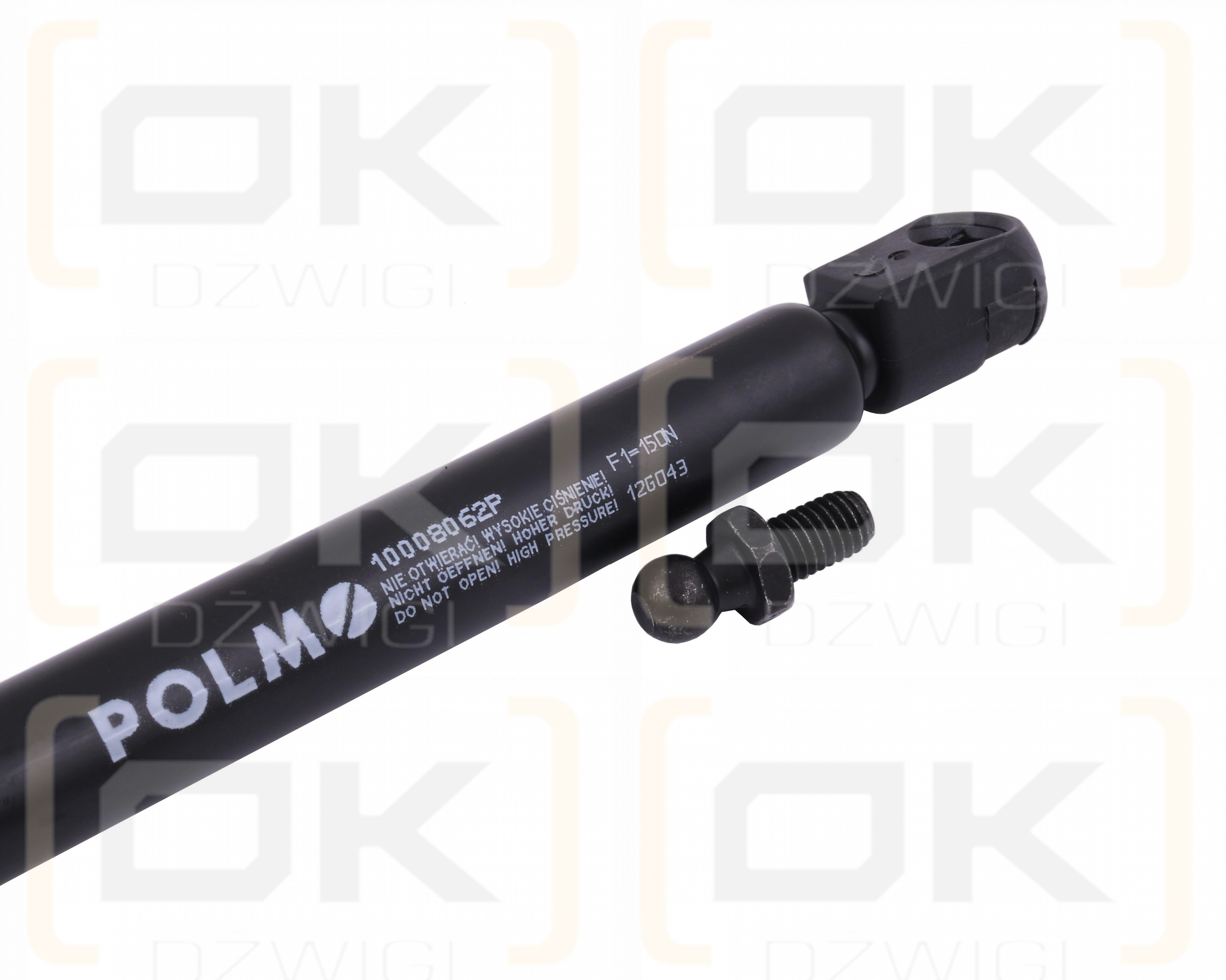 Siłownik szyby przedniej L max. 340mm 65499072 DIETEG POLMO