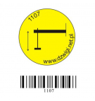 Convex pictogram - Supports up / down - L.