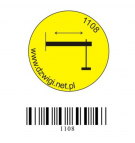 Convex pictogram - Sliding supports - P
