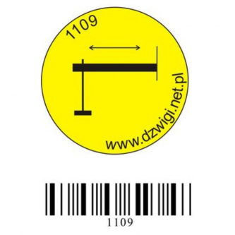 Convex pictogram - Sliding supports - L.