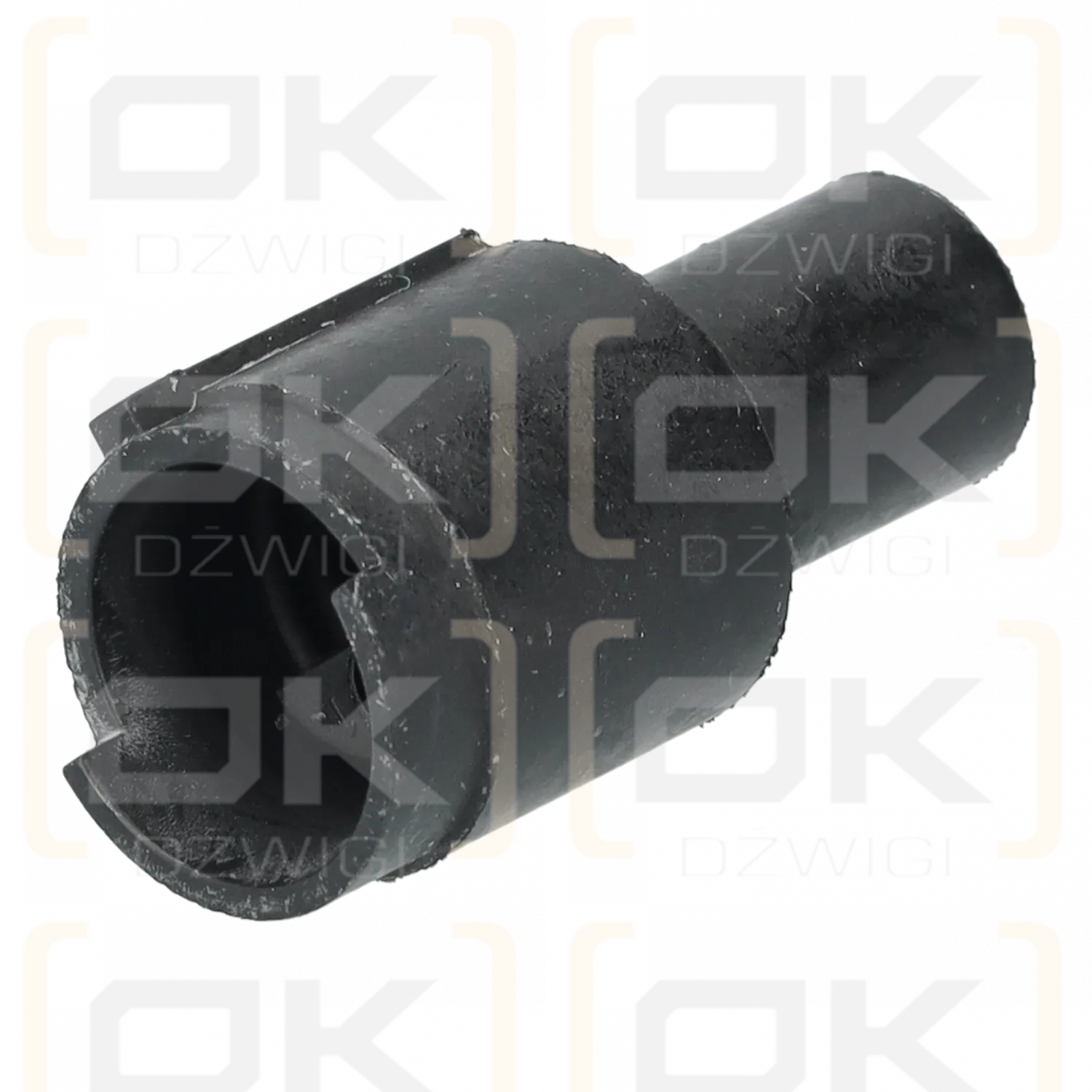 Conector circular, zócalo para montaje en cable, 3 contactos, cuerpo de goma