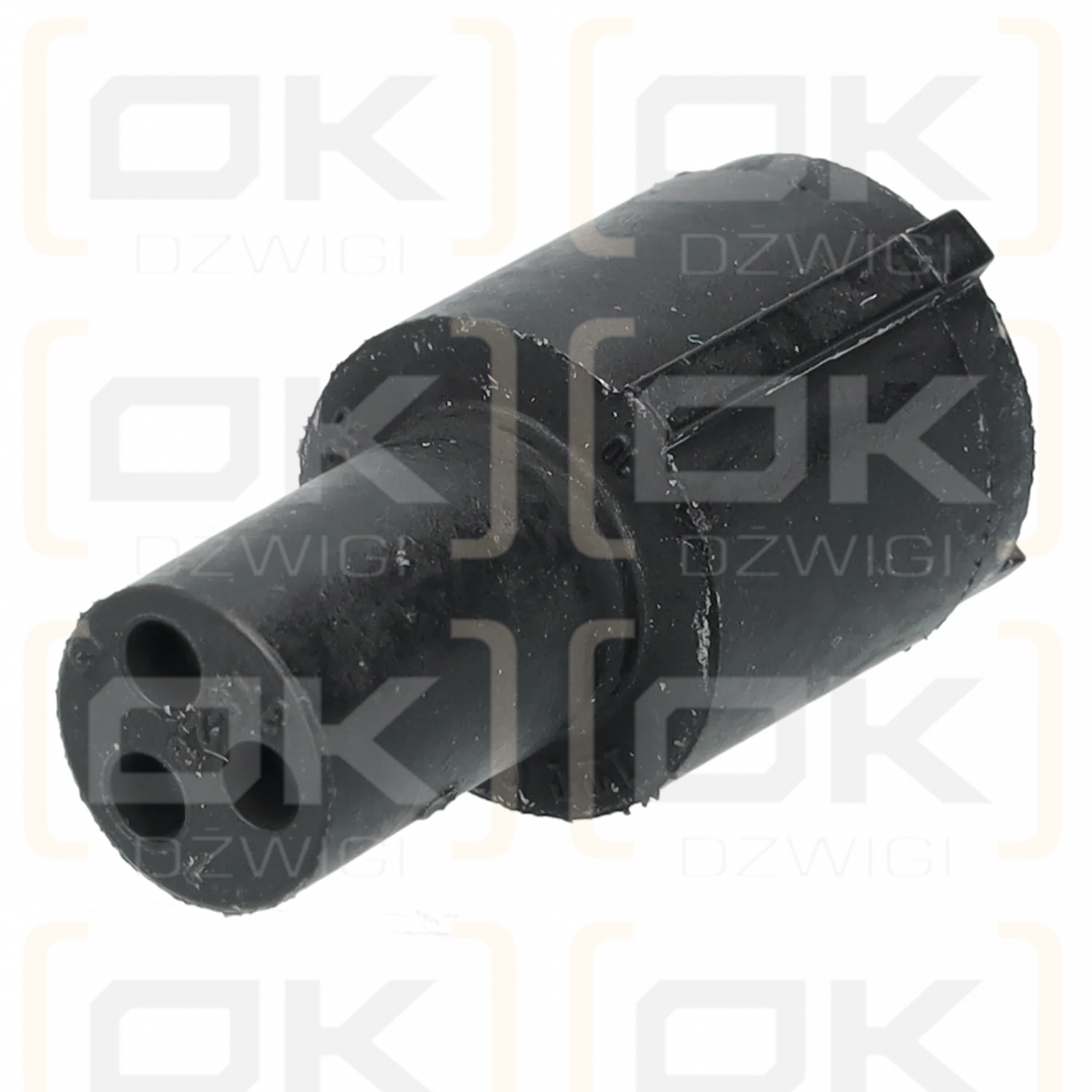 Conector circular, zócalo para montaje en cable, 3 contactos, cuerpo de goma