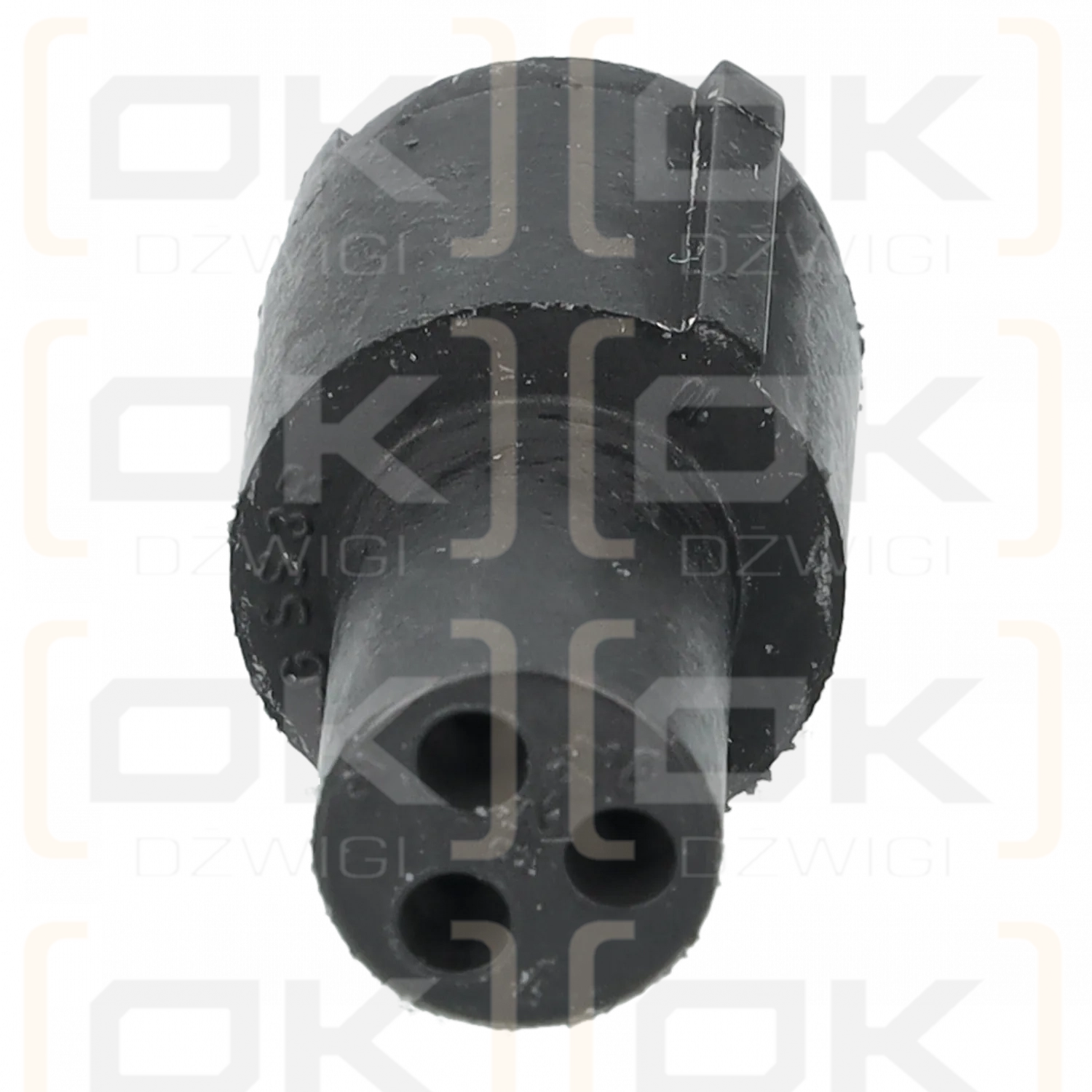 Conector circular, zócalo para montaje en cable, 3 contactos, cuerpo de goma