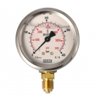 Wika pressure gauge with bottom connection G 1/4"; 0-400 bar; NS 63mm; Model 213.53