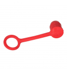 Parker Tema T 1/8" Quick Connector Cover Plug Socket; Red