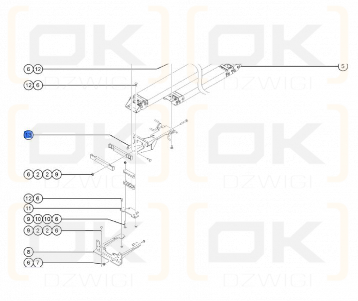 Guía de cables elevadores Genie