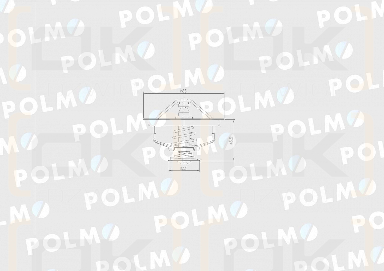 Termostat 130100060706 Case POLMO
