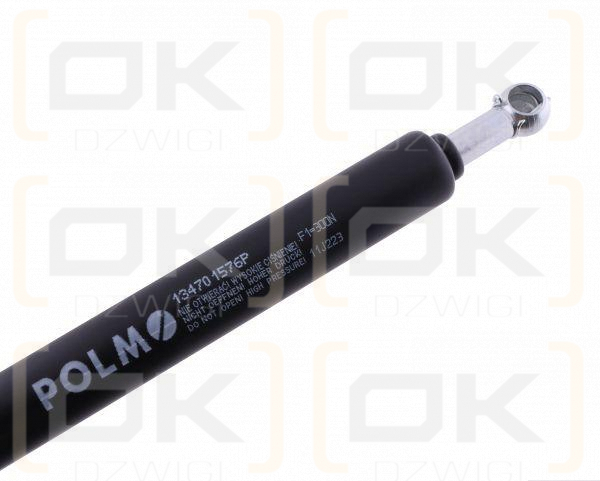 Siłownik drzwi L max. 500mm 134701576P CASE IH POLMO