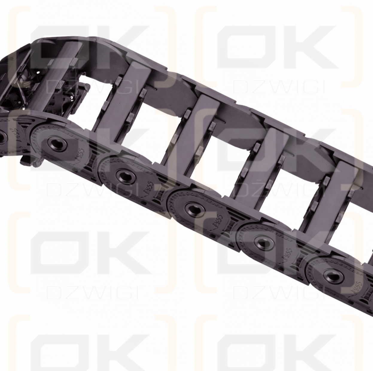 Guía de cables Kabelschlepp serie Uniflex 1455 (apertura interior)