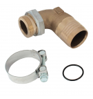 Binotto suction port 90° G 3/4" x T40mm band (48-51mm)