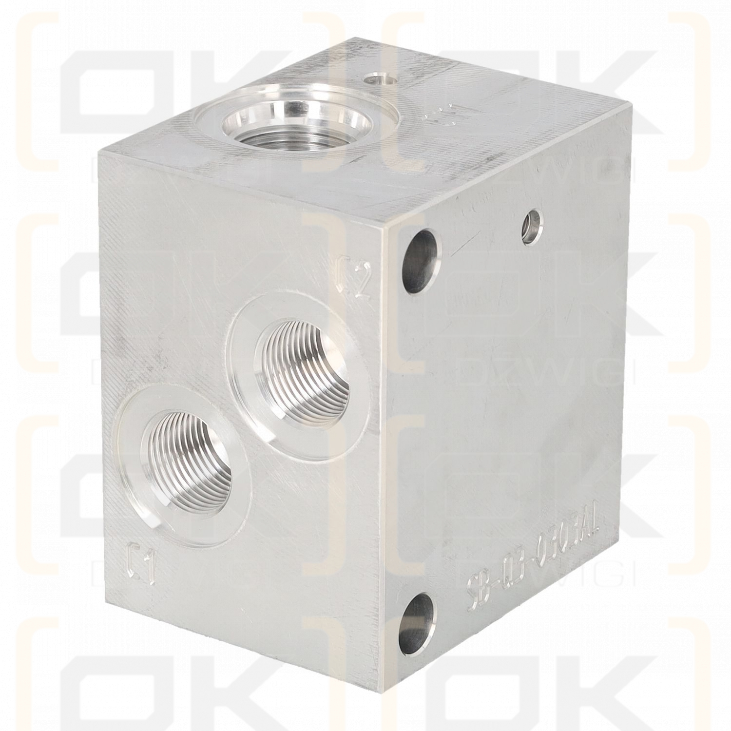 Korpus zaworu Argo Hytos SB-Q3-0303AL 250 bar; G3/8; Aluminium