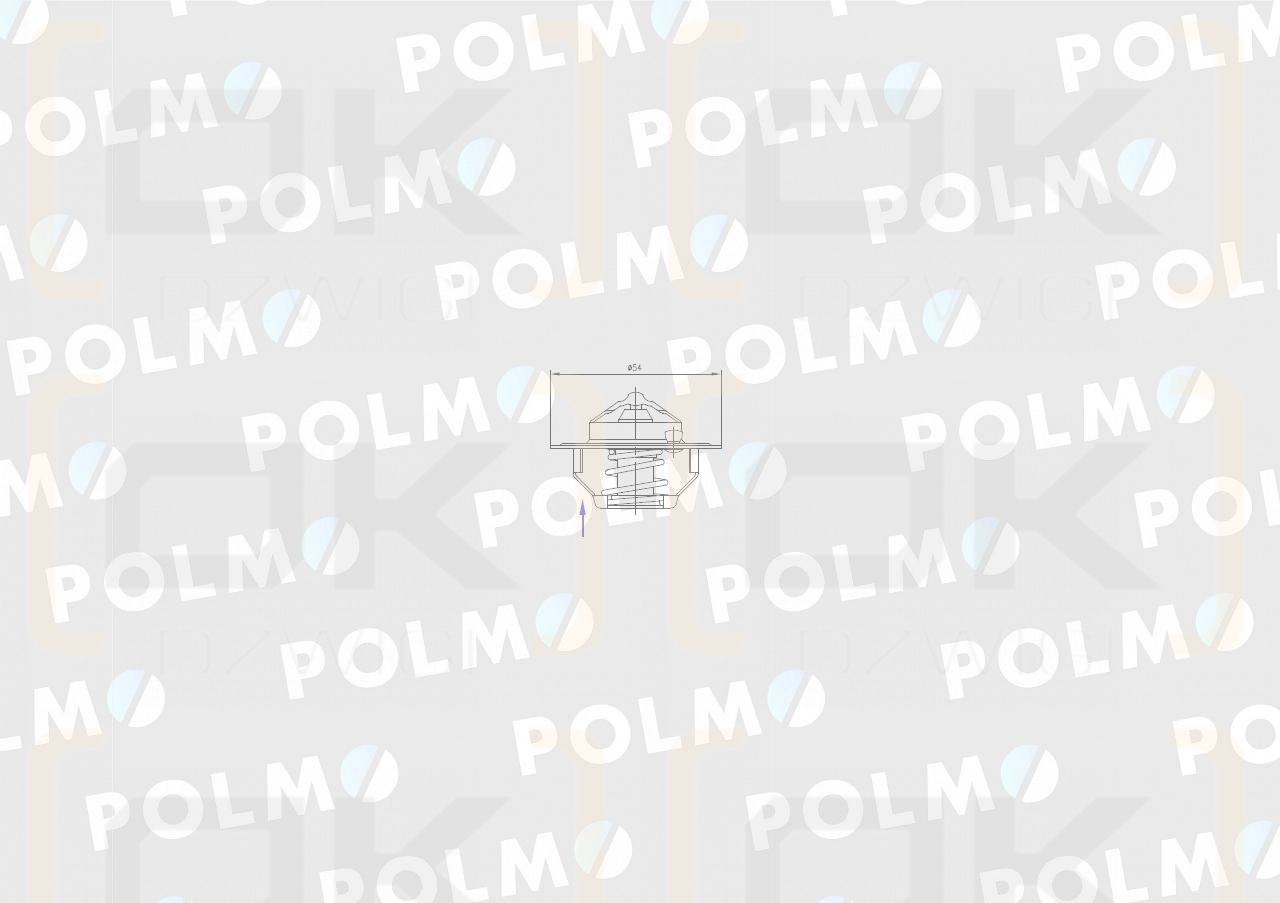 Termostat 162000060701 Case POLMO