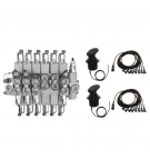 Electric distributor for forestry trailers Rotec BC60 + Ergo Digi joysticks