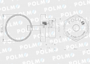 Odwadniacz zbiornika powietrza Przyczepa Ciągnik 22x1.5 (sprzedawane po 5) POLMO