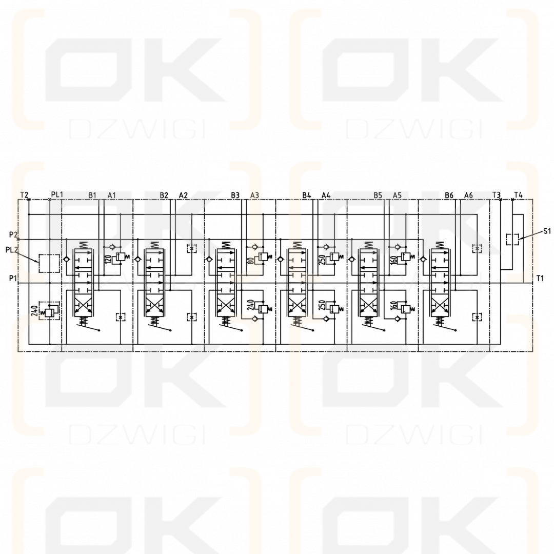 Distribuidor hidráulico Nordhydraulic RS286