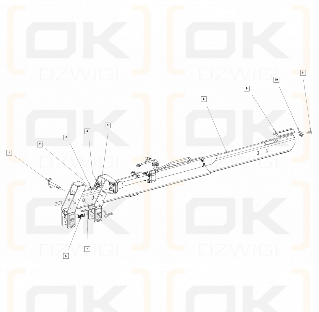 Hiab / Effer Extension Arm