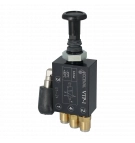 4/2-way valve with reset function
