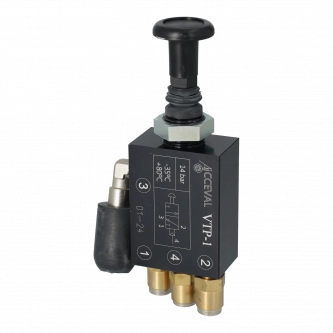 4/2-way valve with reset function