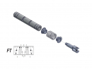 Suwak rozdzielacza SPV120 - 80 l/min. centralnie otwarty (open center)