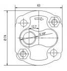 Pompa hydrauliczna 1,7cc do wind Behrens, MBB, Dautel