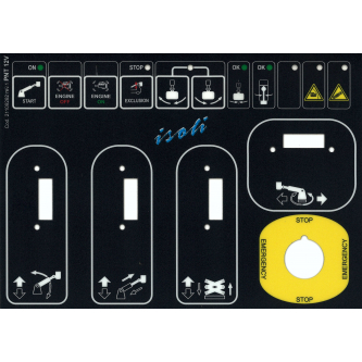 Naklejka komputer Isoli