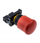 Safety button 22mm 1R IP66 by pull M22-PV / K01