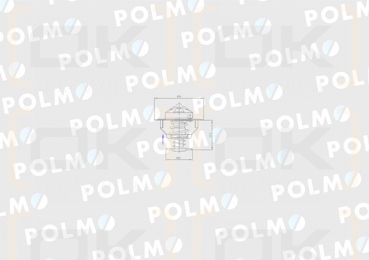 Termostat 218039A1 Case POLMO
