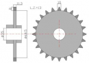 KOŁO Z-13. 3/4. FI=35 2213011147 Rozrzutnik