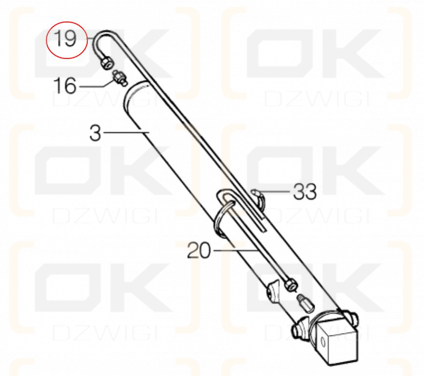 FASSI-Hydraulikrohr
