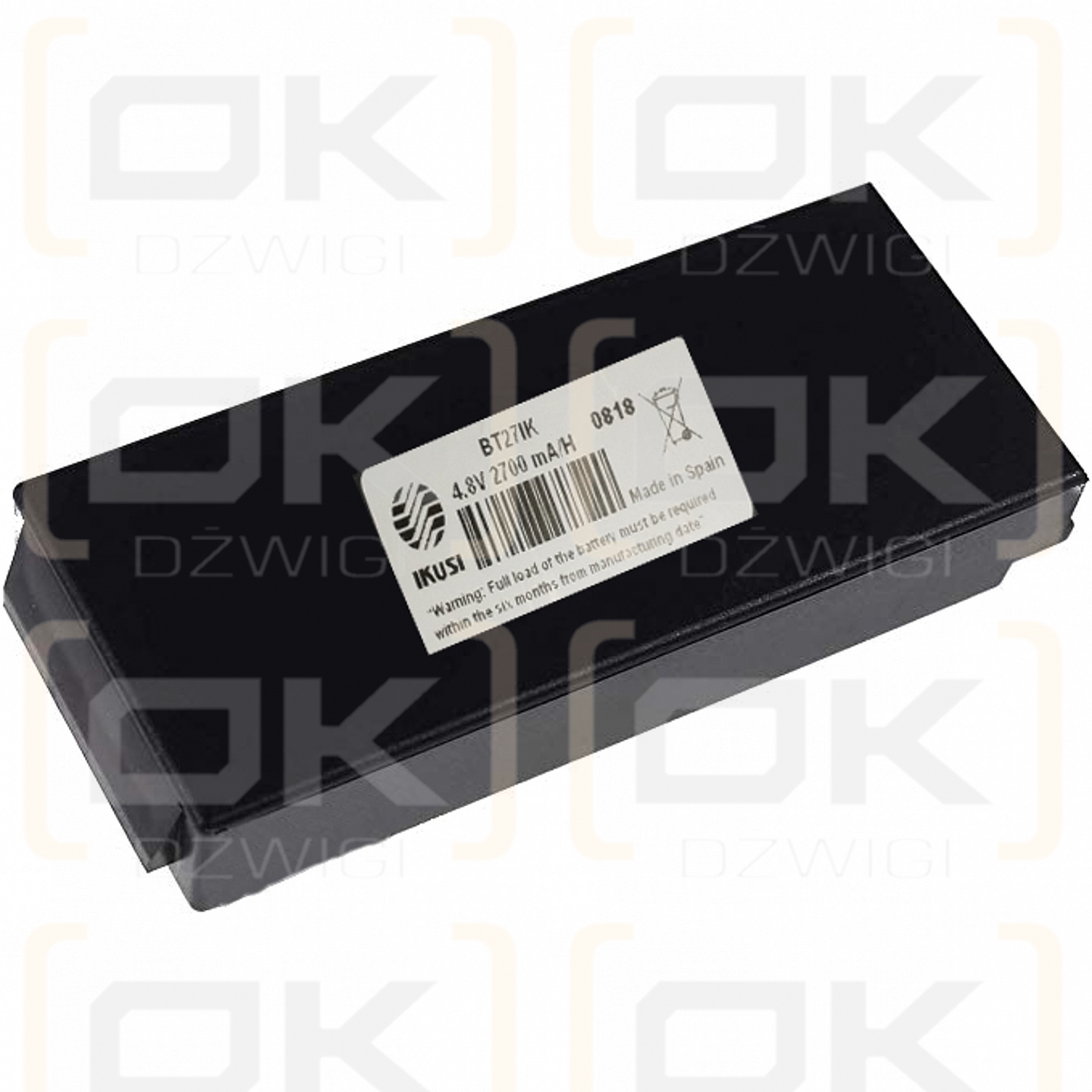 Batería IKUSI BT27IK 4.8VDC 2700mAh