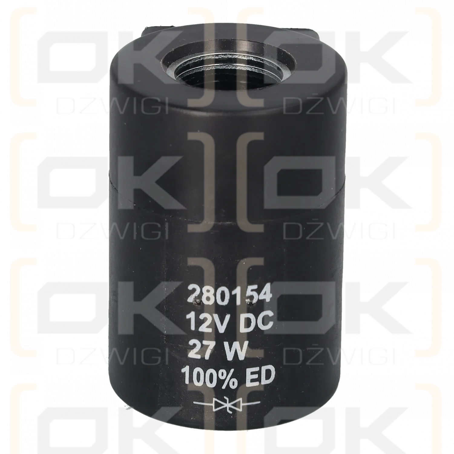 Катушка Bucher 12VDC 27W fi16.2 h=53mm с диодом