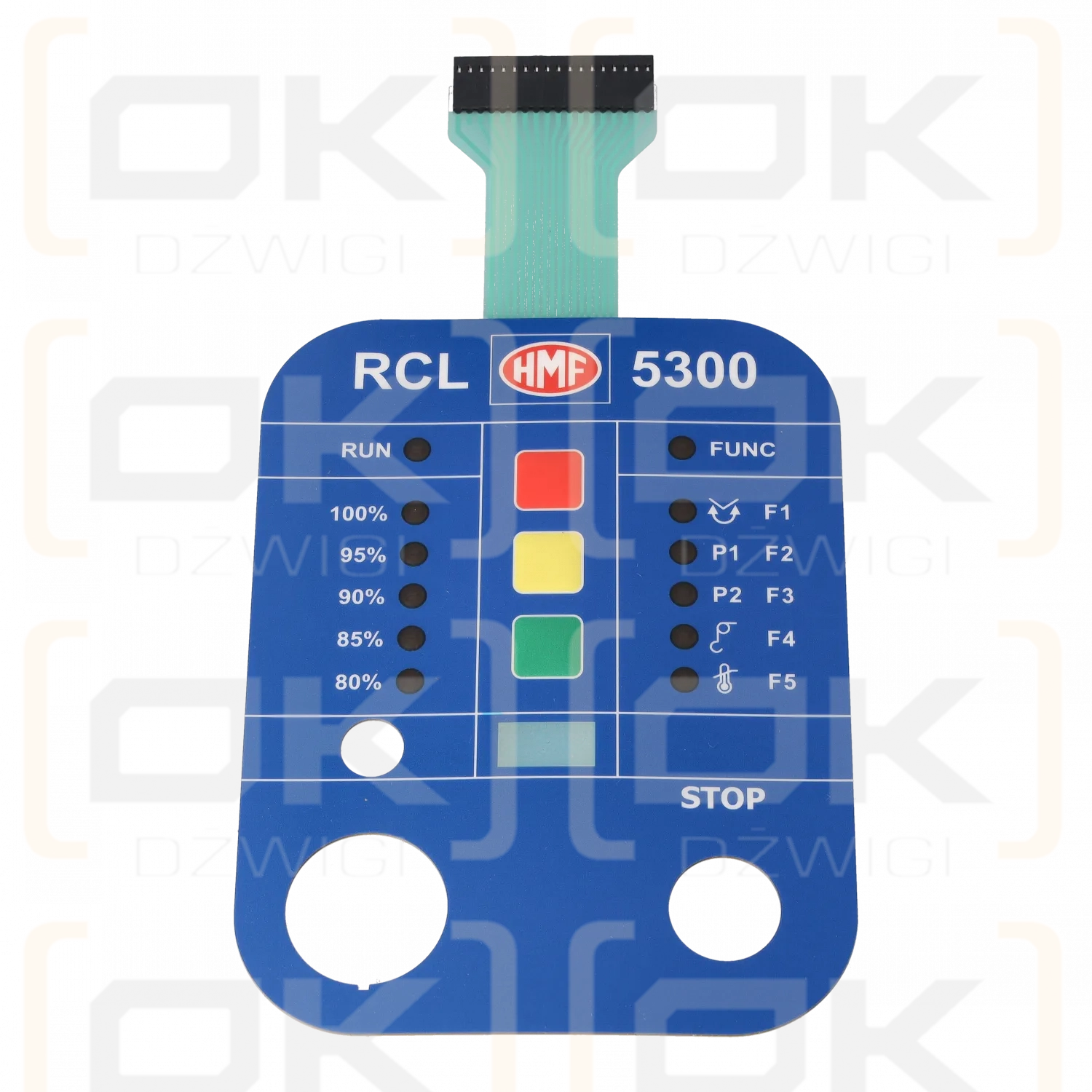 HMF RCL 5300 front panel sticker