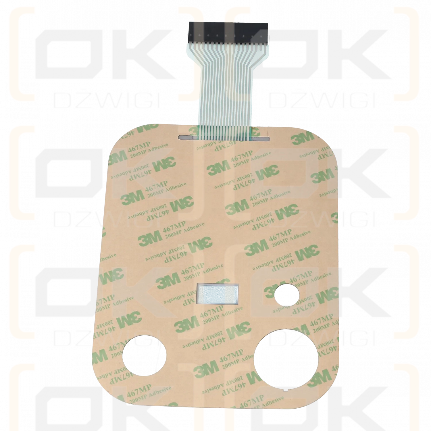HMF RCL 5300 front panel sticker