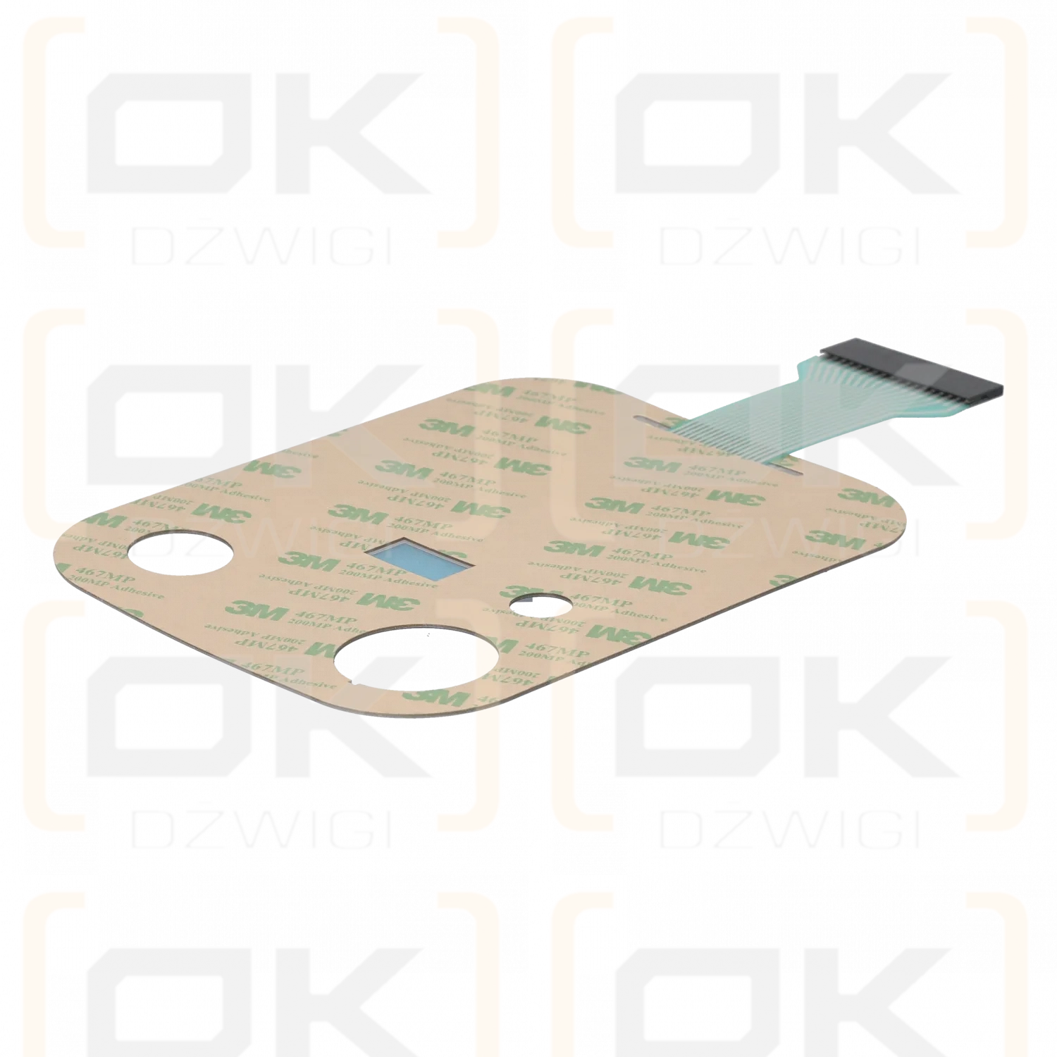 HMF RCL 5300 front panel sticker