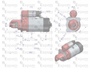 Starter motor R11B 300855ER. 80350913 12V 3 kW C-385 regenerated EXPOM KWIDZYN eu 