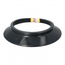 Rubber protection collar for the pole