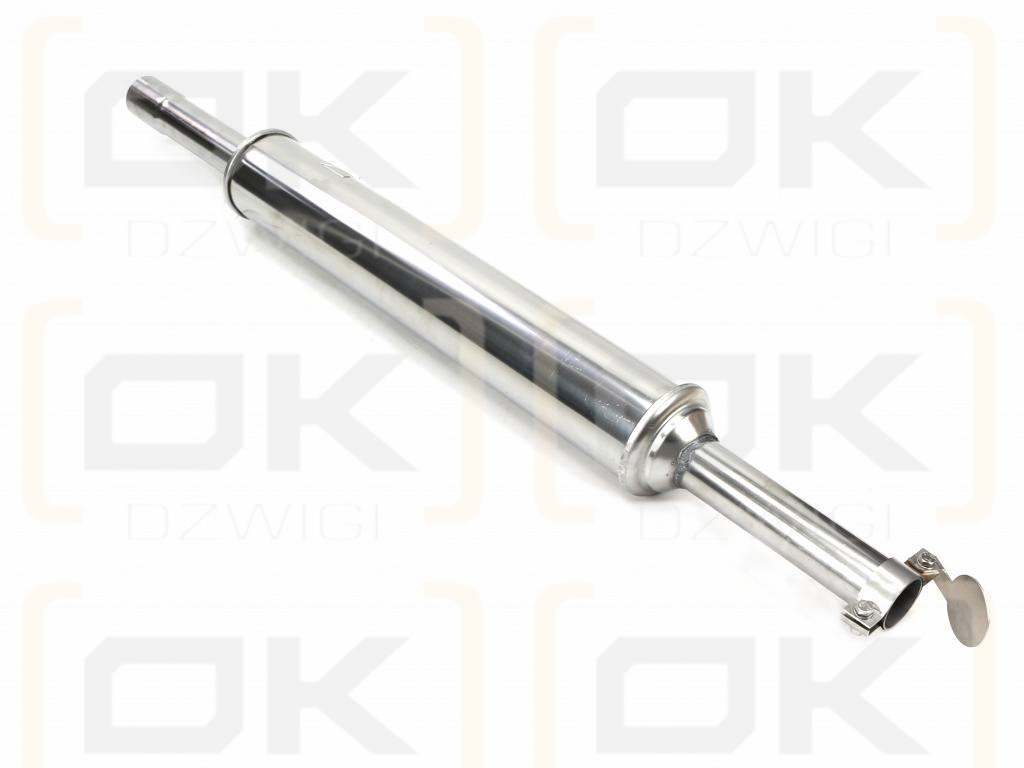 Tłumik 1128mm 3029104M1 4.8kg MF3 C-3603P (prosty) INOX WARYŃSKI