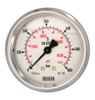 Manometr Wika z przyłączem tylnym G 1/4