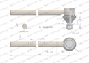 Przegub kierowniczy 382mm 3116406R5 WARYŃSKI