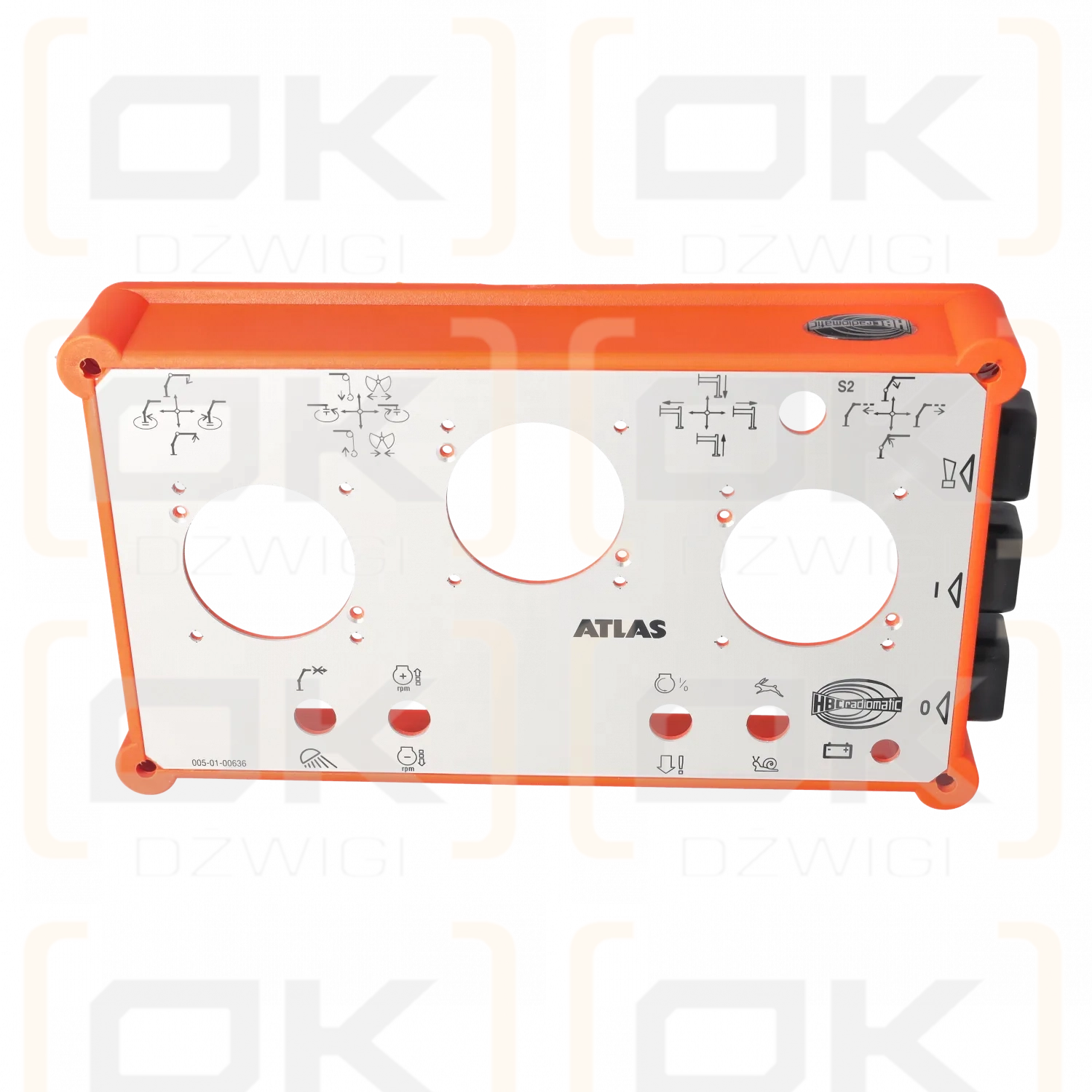 Top housing with front plate HBC 719-0713043