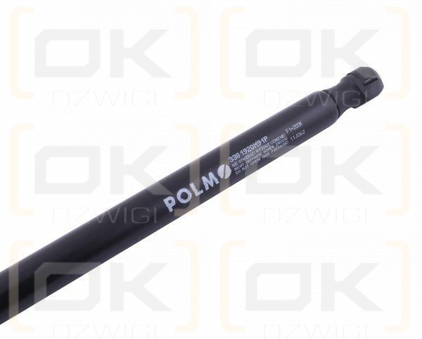 Siłownik  szyby tylnej L max. 525mm 3301920M91P MASSEY FERGUSON LANDINI POLMO