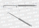 Siłownik szyberdachu L max. 245mm 3399042R0P CASE IH POLMO