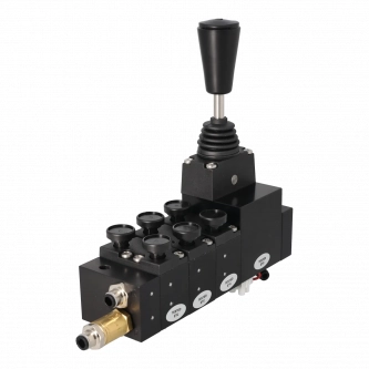 Parker Servo H5-90-4 pneumatic joystick + 3xValve H1-4 + CFH6