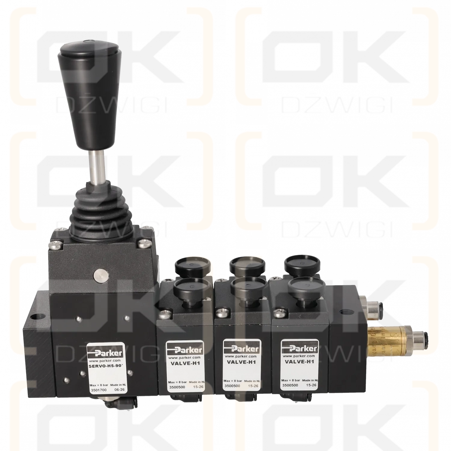 Joystick pneumatyczny Parker Servo H5-90-4+3xValve H1-4+CFH6