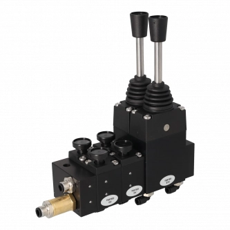 Parker Servo H1+H1-4+2xValve H1-4+CFH6 pneumatic joystick