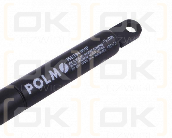 Siłownik pedału sprzęgła L max. 204mm 3583941M1P MASSEY FERGUSON POLMO