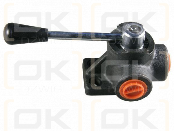 Rozdzielacz hydrauliczny obrotowy kierunkowy zawór trójdrożny 3/4'' 120L