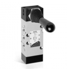 Válvula neumática Camozzi 5/3 CC; G 1/8 "; biestable; operación manual