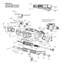 Ремкомплект поршня Parker V14-110 EO/EP HO/HP